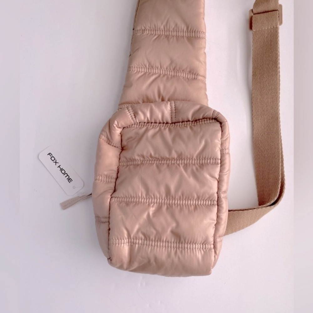 Tan Quilted Bag - NWT - Picture 3 of 11